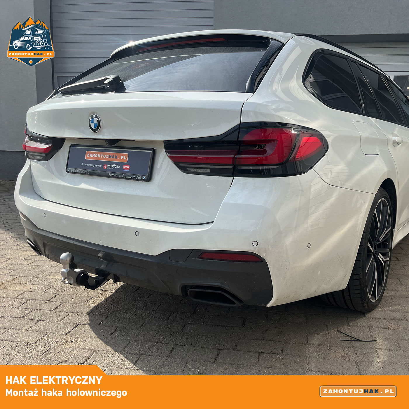 BMW z hakiem elektrycznym
